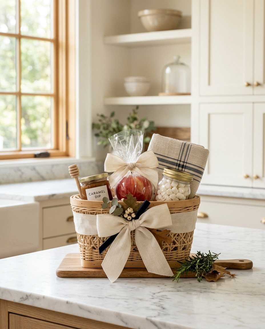 Autumn Gathering Basket — gift basket by Hearth & Ribbon