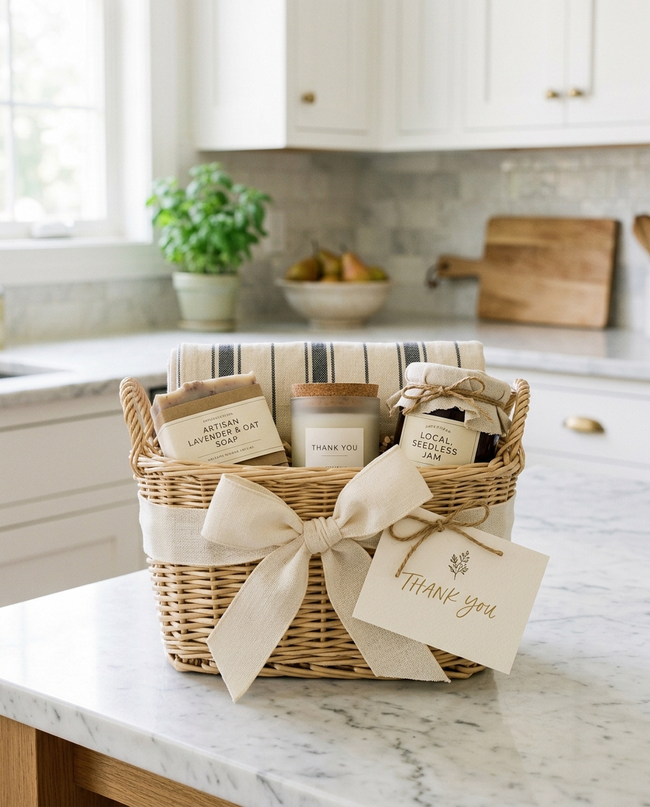 Thank You Basket — gift basket by Hearth & Ribbon
